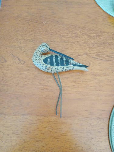 Wader bird ornament - wader,