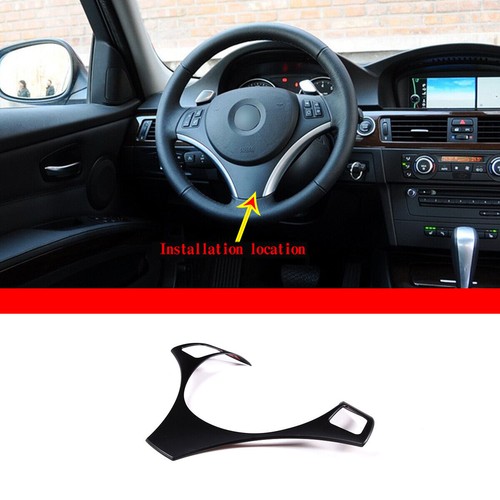 New matte black steering wheel - new,
