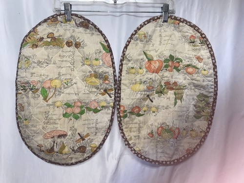 Vintage brown tan - tan, floral