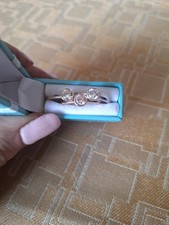 Three Diamonique 925 Silver