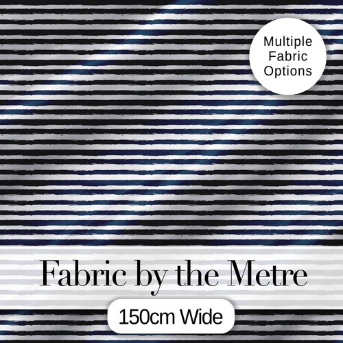 Navy blue white stripe - navy,