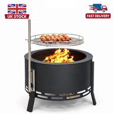 Round Steel Fire Pit with