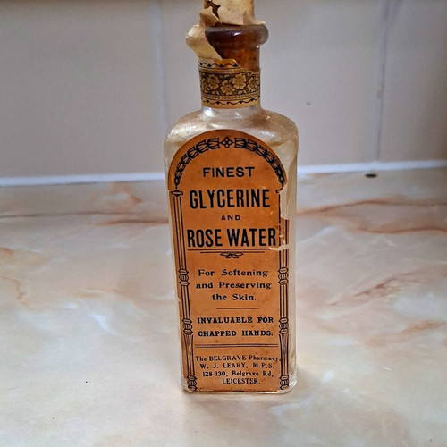 Vintage glass bottle finest - glass,