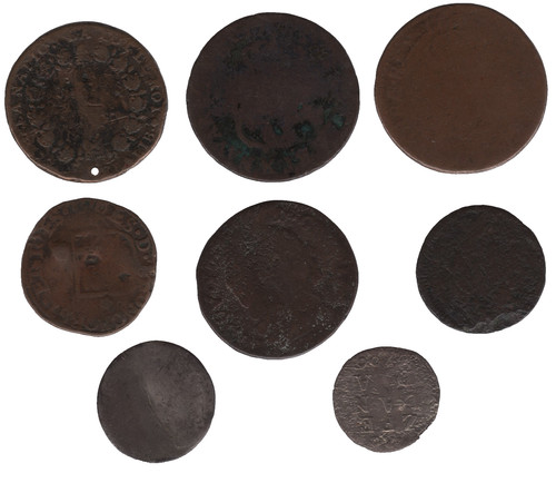 Old world coins - old, lot