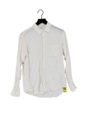 MUJI Men's Shirt XS White 100%