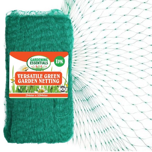 10m garden netting - 10m, green