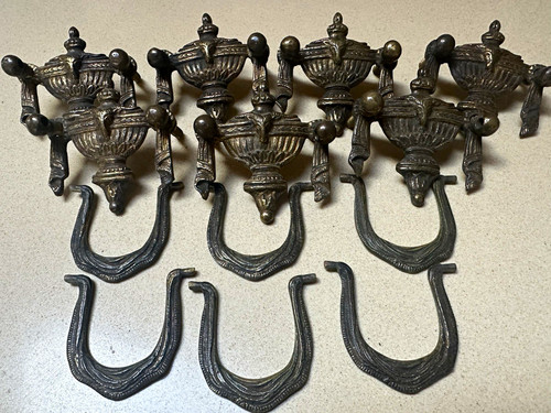 Antique brass coat hooks - coat, –