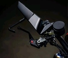 Aprilia Tuono V4 1100/1000 Mirrors Black Aluminium CNC 2010-2021 UK stock 