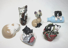 Job Lot CAT FIGURINES -