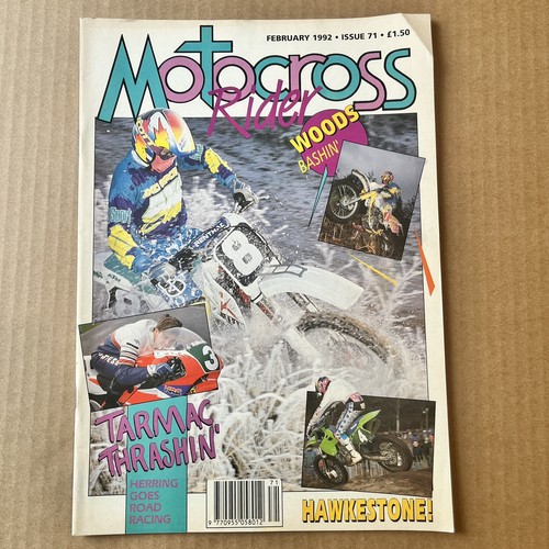 Motocross rider feb 1992 - motocross,