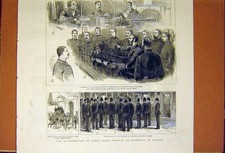 Original Old Antique Print