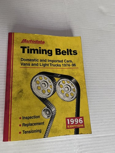Autodata timing belts 1996 - timing,