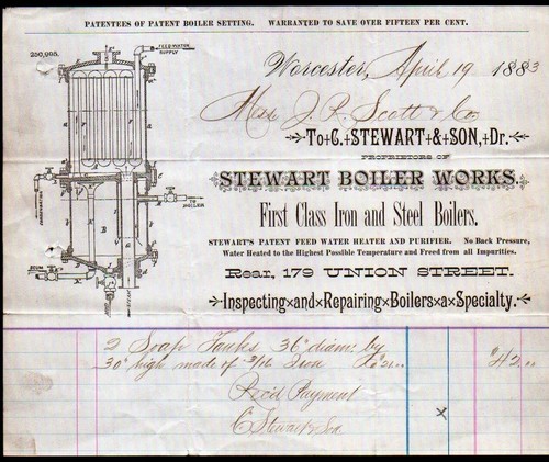 1883 worcester c stewart - worcester,