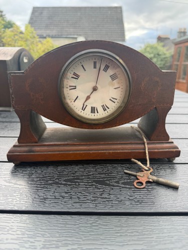 Mantle clock with key for - with,
