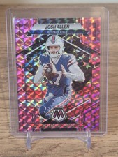 2023 Panini Mosaic Josh Allen Buffalo Bills National Pride Pink Camo Mosaic #257