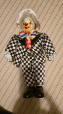 Vintage Classic Clown Ornament Porcelain Ceramic