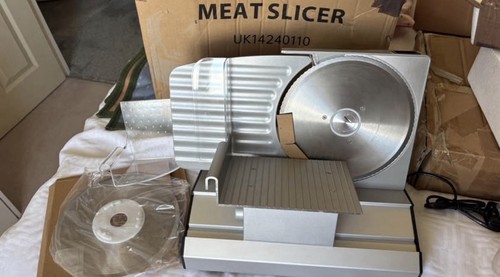 Silver electric deli slicer - silver,