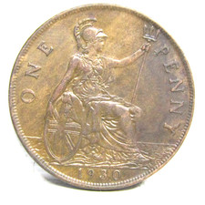 1930 One Penny Coin George V