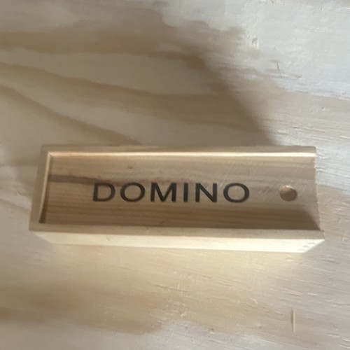Domino wooden travel - wooden, box