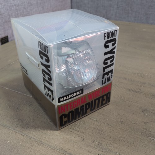 Halfords front cycle lamp - front,