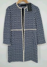 Womens Zara Boucle Tweed Coat