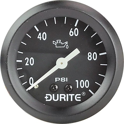 Mechanical oil pressure gauge - oil,