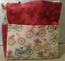 Bicycle Summer Flowers Basket