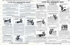 1947 2pg Print Ad of Vaver