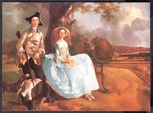 Modern postcard mrs - modern, mr