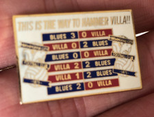 RARE BIRMINGHAM CITY THIS THE WAY TO HAMMER VILLA!!  ENAMEL PIN BADGE