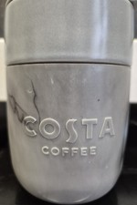 Costa Coffee Travel Mug Marbel Effect With Detatchable Insulated Silicone Sleeve