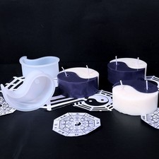 2 Pcs Candle Mold Silicone