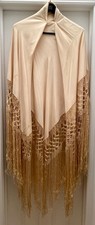 Vintage Silk Piano Shawl