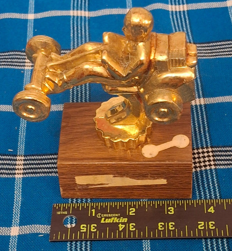Race car kart racing - racing, trophy