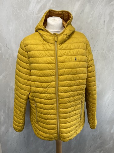 Joules mustard gold puffer - joules, mustard/gold