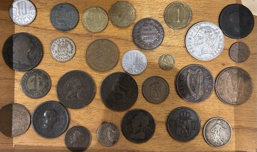 Collection old coins - of, 27