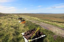 Photo 12x8 Drying Peat by the