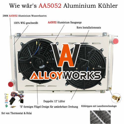 Row radiator shroud - 3-row,