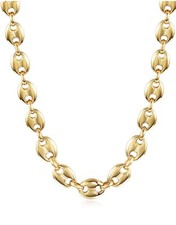 Gold Plated G Puff Link Chain