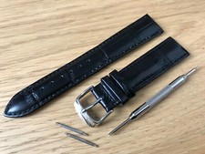 For ROTARY Watch Black Genuine