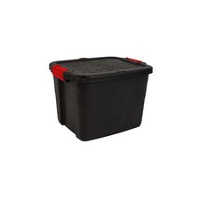 Storage Box Strata Heavy Duty Large Storage Trunk with Lid, 42 Litre, Lockable