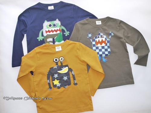 Mini boden monster applique - monster,