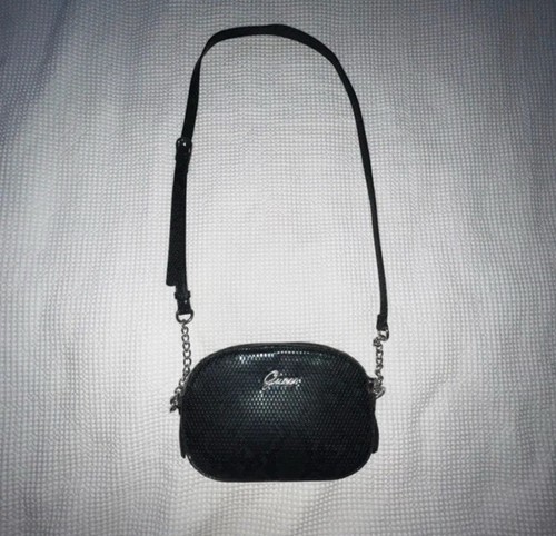 Guess black faux leather - guess,