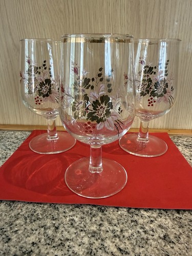 Vintage hand painted floral - 3,