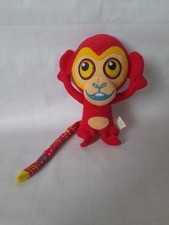 Tinga Tinga Tales Monkey 6" Soft Toy Plush Bandai Retired Red