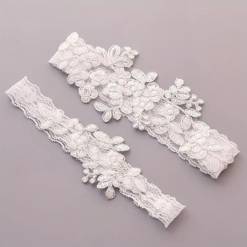 2pcs bridal lace garter - lace,