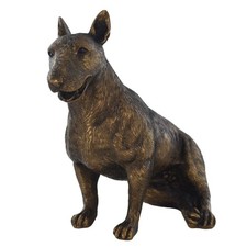 Bull terrier dog sitting - bull,