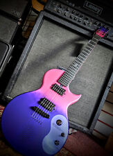 Enya Nova Sonic Go Electric Smart Guitar In Cosmic Purple With Gig Bag