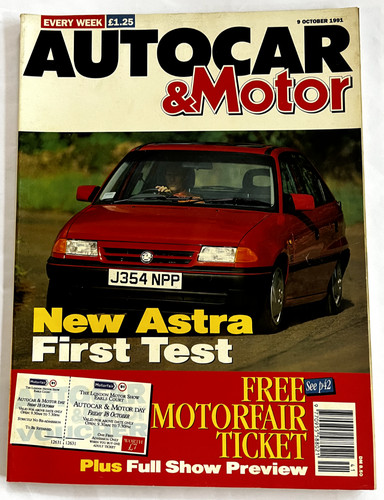 Autocar october 1991 with - 9,