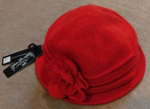 Ladies wool cloche hat - wool,